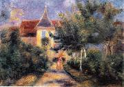 Pierre Renoir Renoir's House at Essoyes China oil painting reproduction